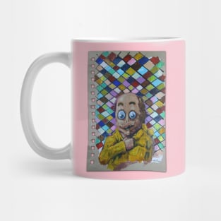 Duck Goblin 2 | DuckMan Yellow Raincoat Goblin | Lowbrow Pop Surreal Art | Horror Masterpiece | Original Oil Painting By Tyler Tilley Mug